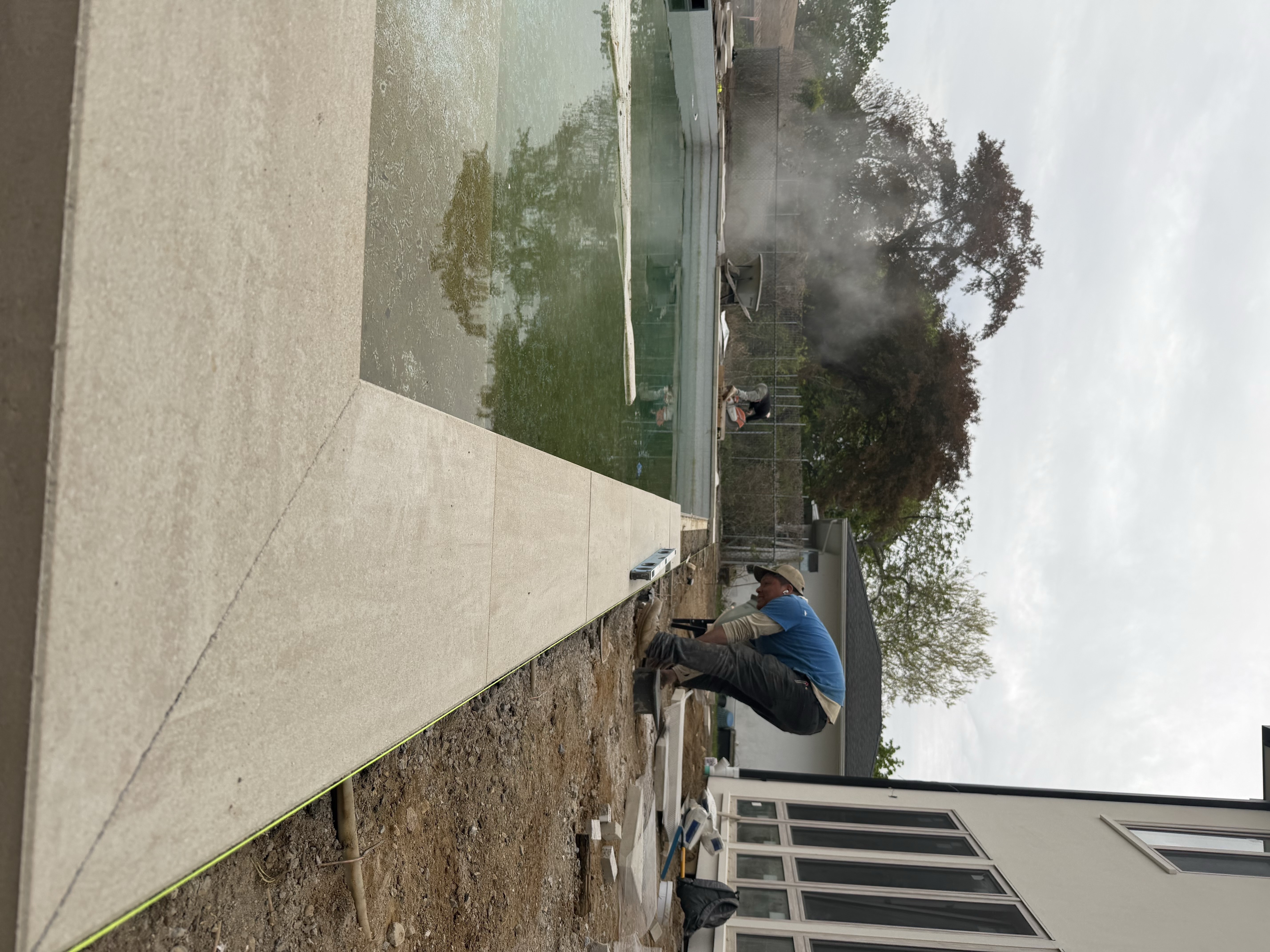 Laying pavers