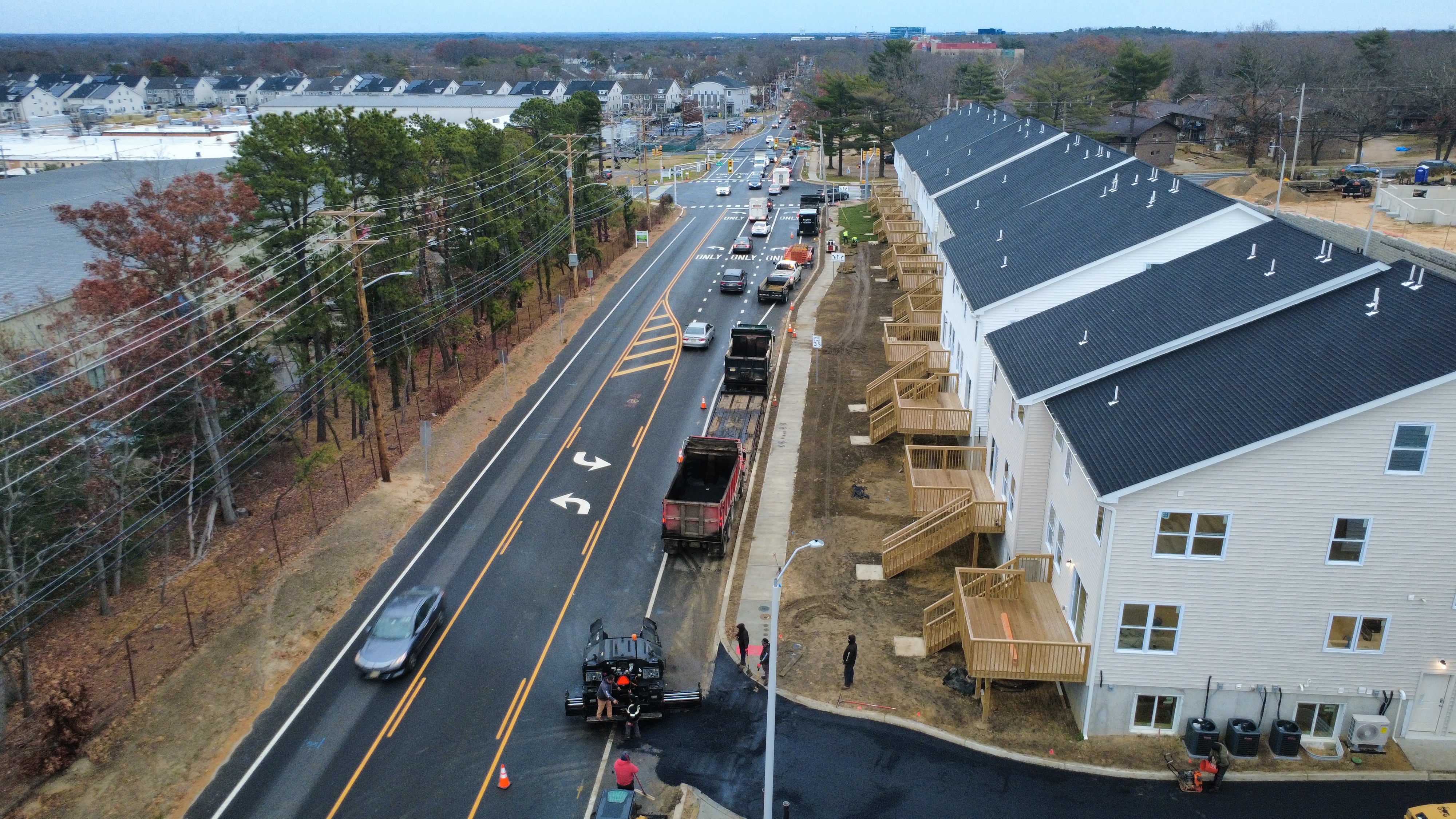 Scotchway drone view